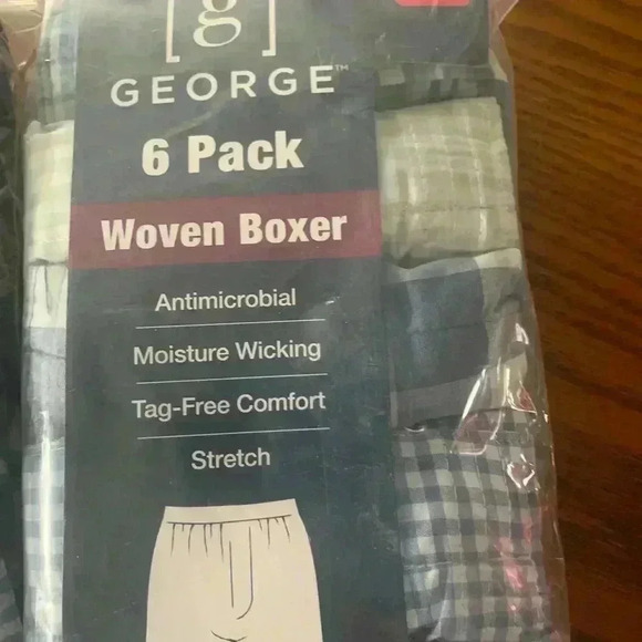 Gorge 12 pair of Boxers 2 6 packs woven Boxer size small - Picture 2 of 6
